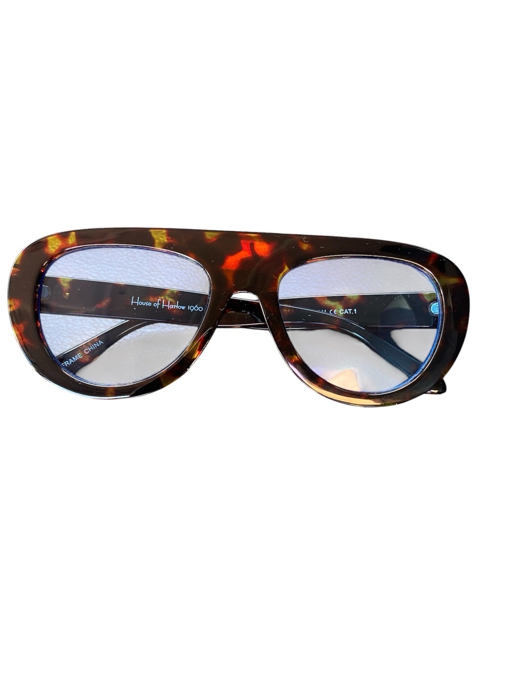 House of Harlow Tortoiseshell Aviator Sunglasses